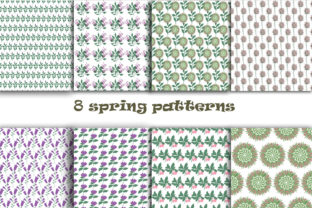 Abstract Spring Flowers Patterns: A Modern Design Resource for Thoughtful Creators
