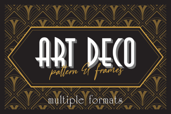 Art Deco Elegant Pattern Frames
