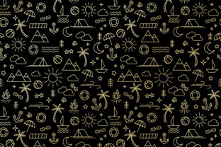 Outdoor Doodle Seamless Pattern: Effortless Nature-Inspired Design for Real Projects