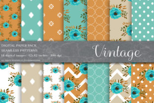 Vintage Flower Digital Paper